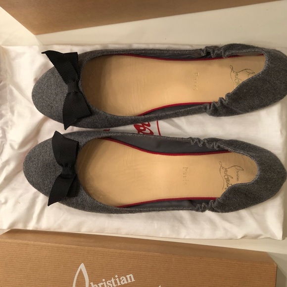 Christian Louboutin Shoes - Air Loubi Flat Flannel Grey